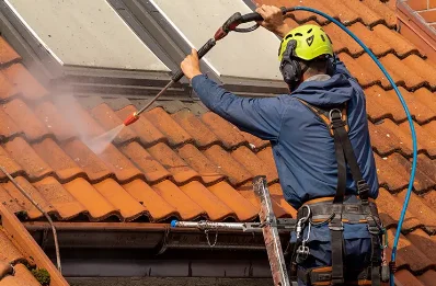 Démoussage et hydrofuge de toiture à Langouet